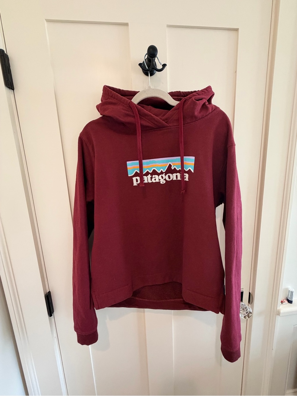 Patagonia Women’s Uprisal Logo Hoody Burgundy Red Size Large